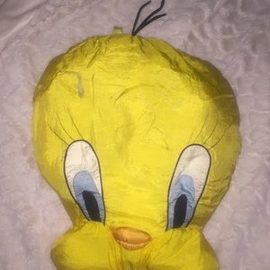 Vintage tweety bird pillow